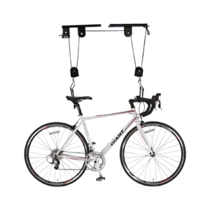 Fahrradlift Hebebühne Fahrradlift Deckenmontage Garage Aufhänger Riemenscheibe Gestell-