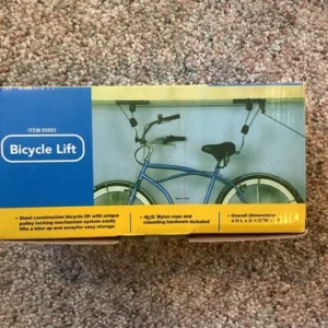 Fahrradlift Deckenmontage Hebezeug Aufbewahrung Garage Aufhänger Riemenscheibe Gestell-